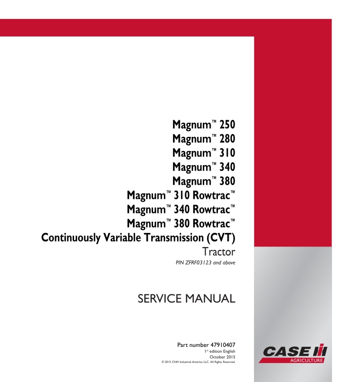 service manual n.w
