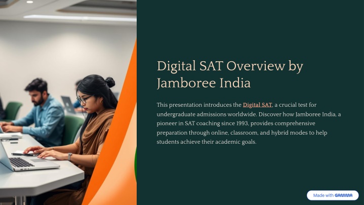 digital sat overview by jamboree india n.w