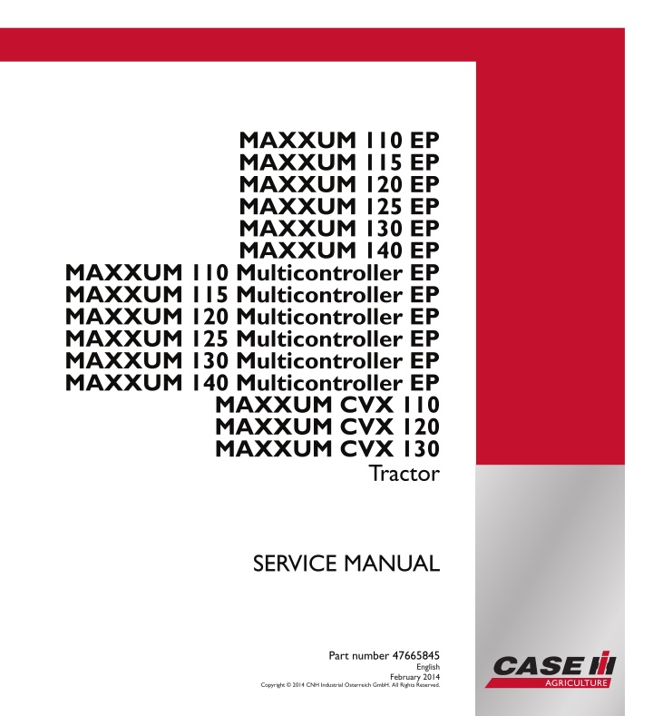 service manual n.w