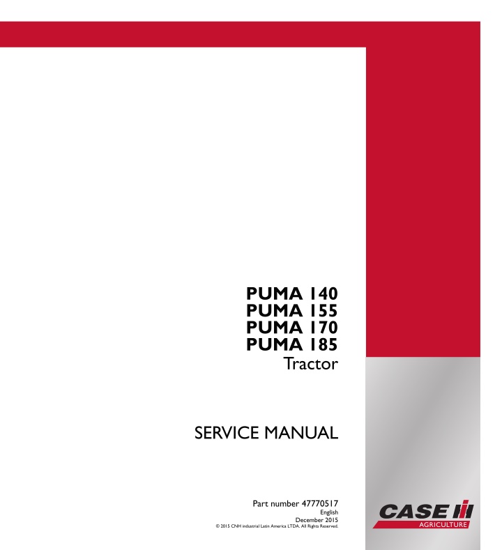 service manual n.w