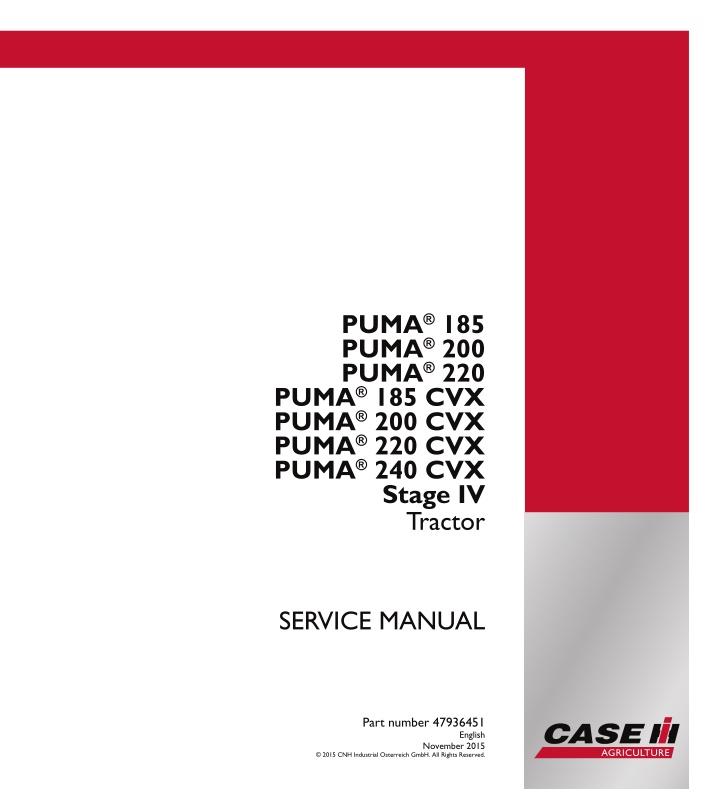 service manual n.w