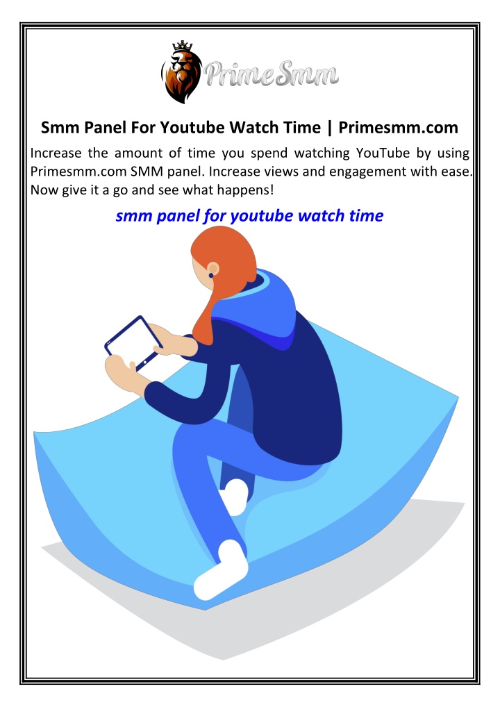 smm panel for youtube watch time primesmm com n.w