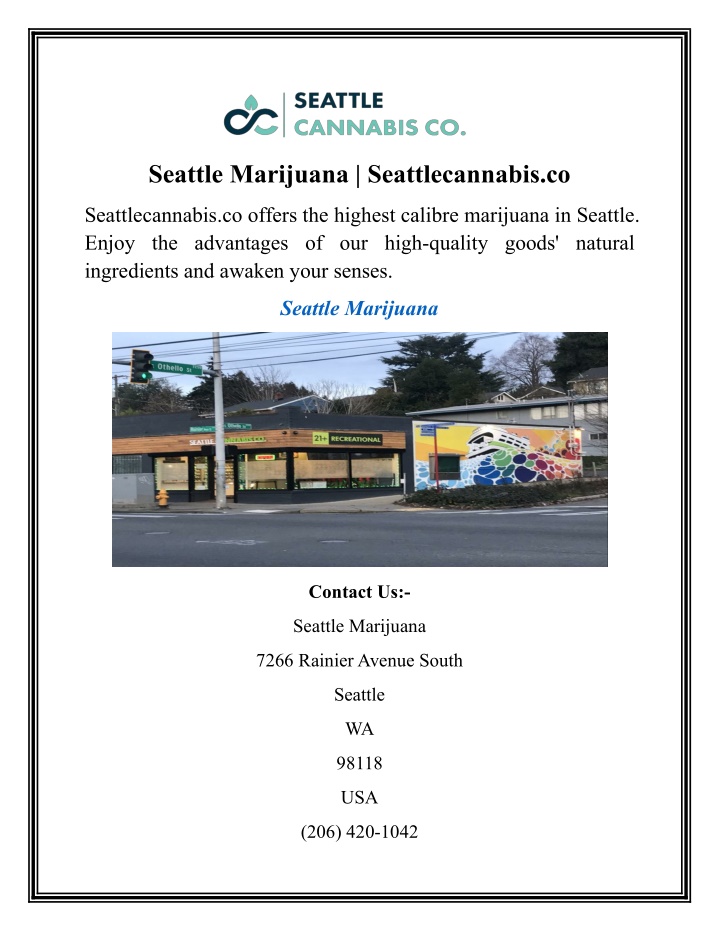seattle marijuana seattlecannabis co n.w
