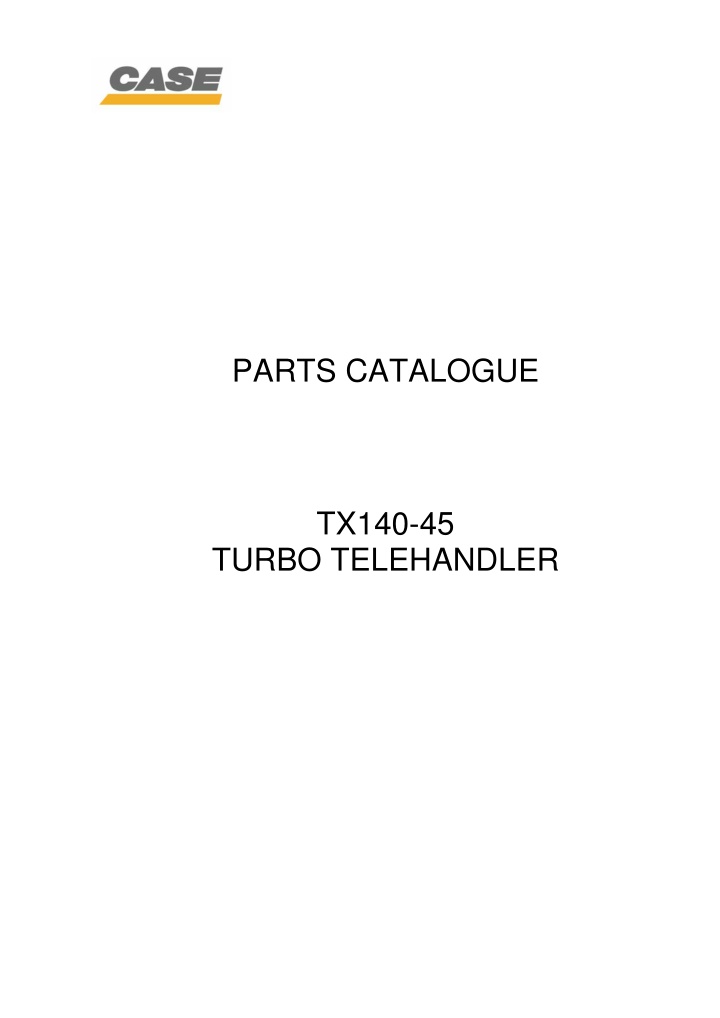 parts catalogue n.w