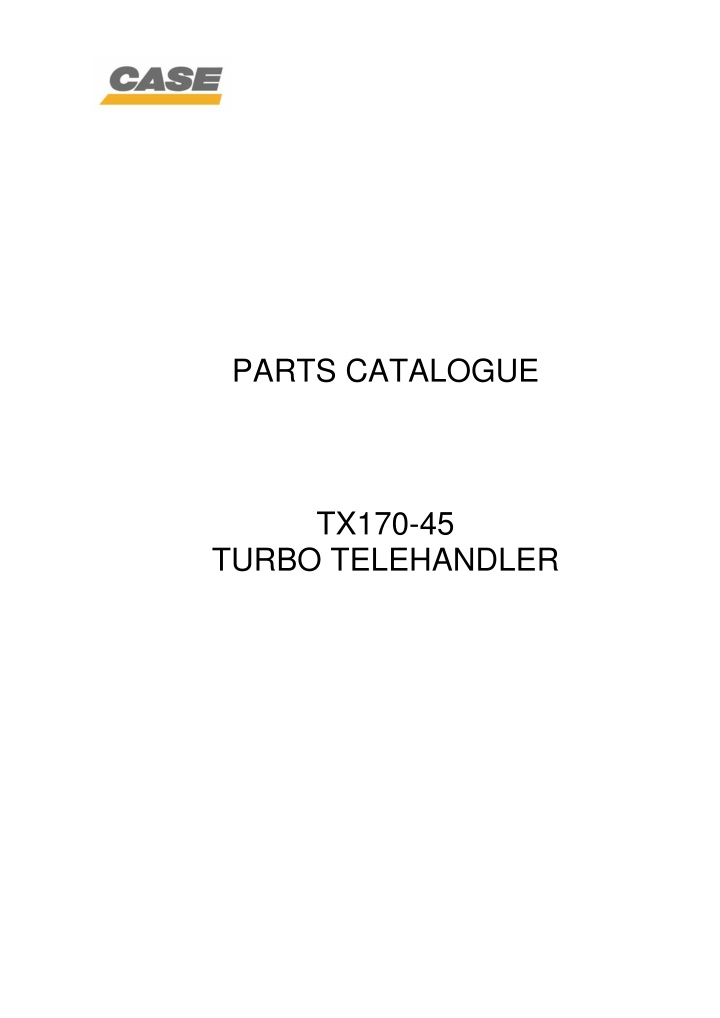parts catalogue n.w