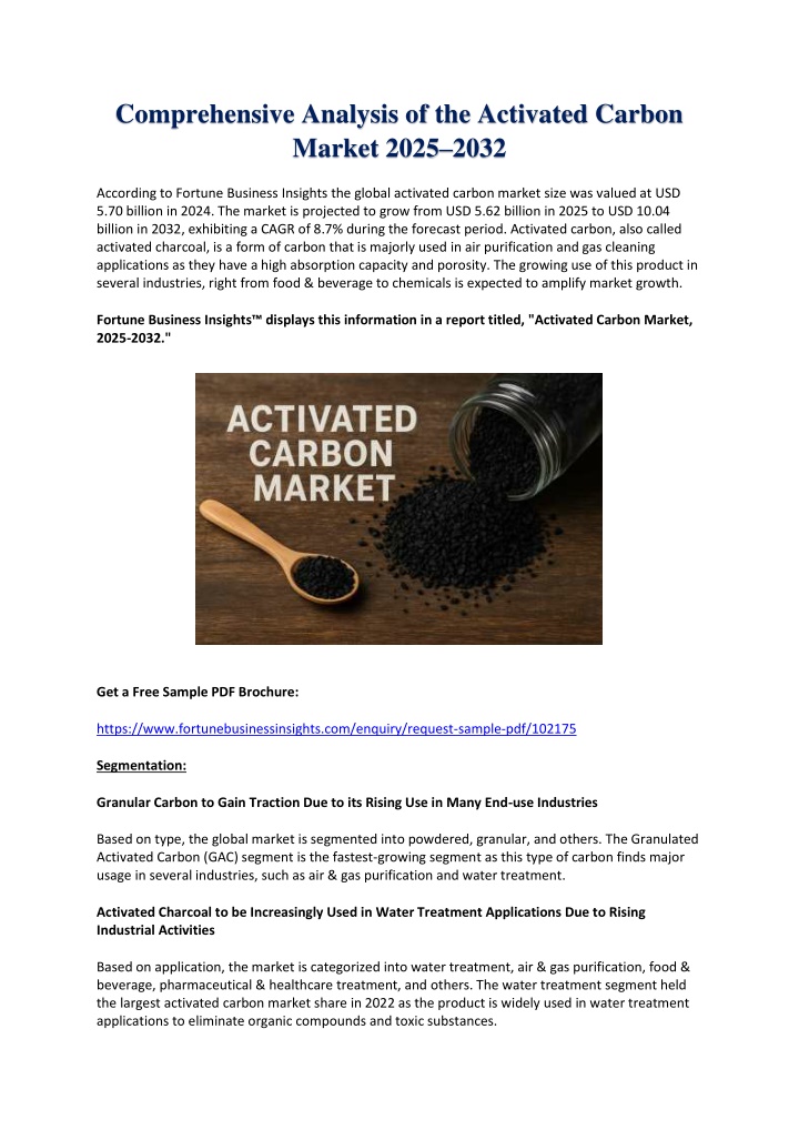 comprehensive analysis of the activated carbon n.w