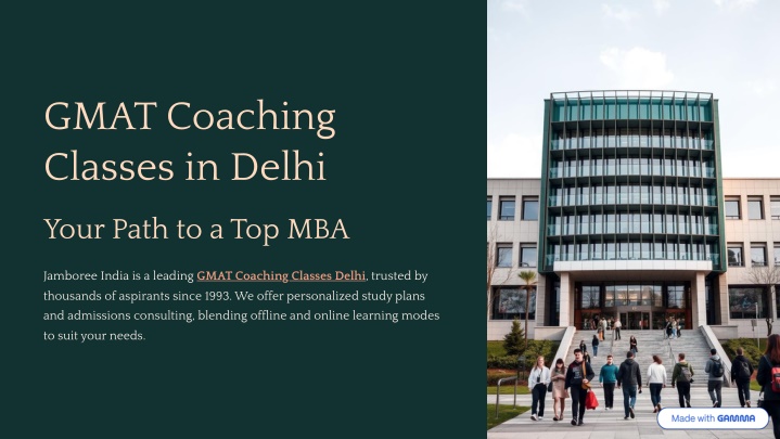 gmat coaching classes in delhi n.w