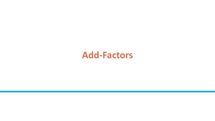 Add Factors and Forecasting in Regression Analysis