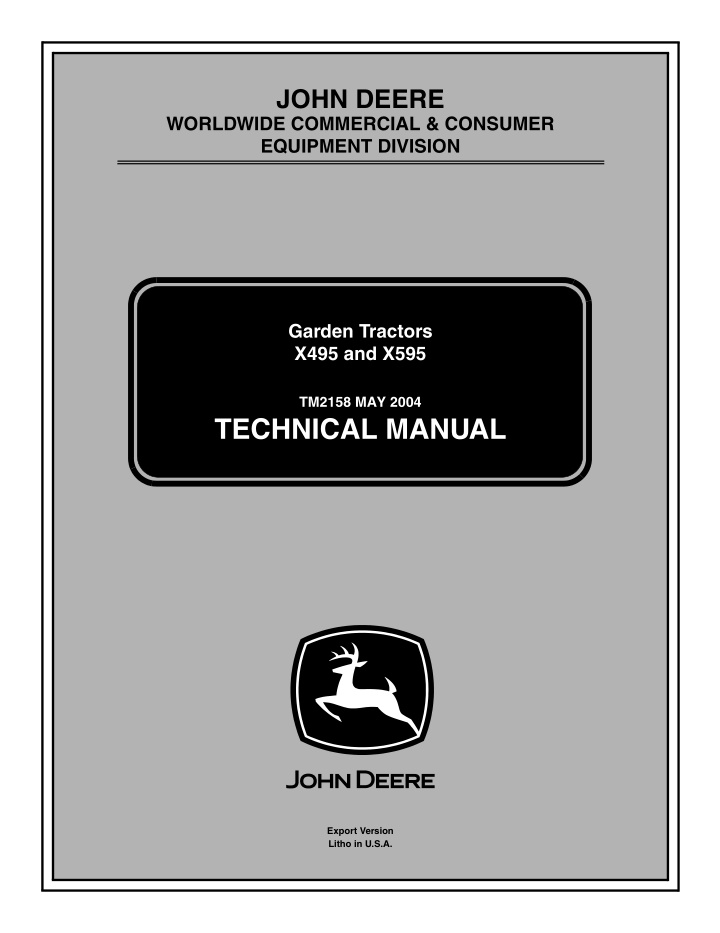 john deere n.w