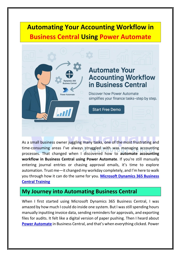 automating your accounting workflow in business n.w