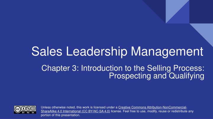 Sales Leadership Management