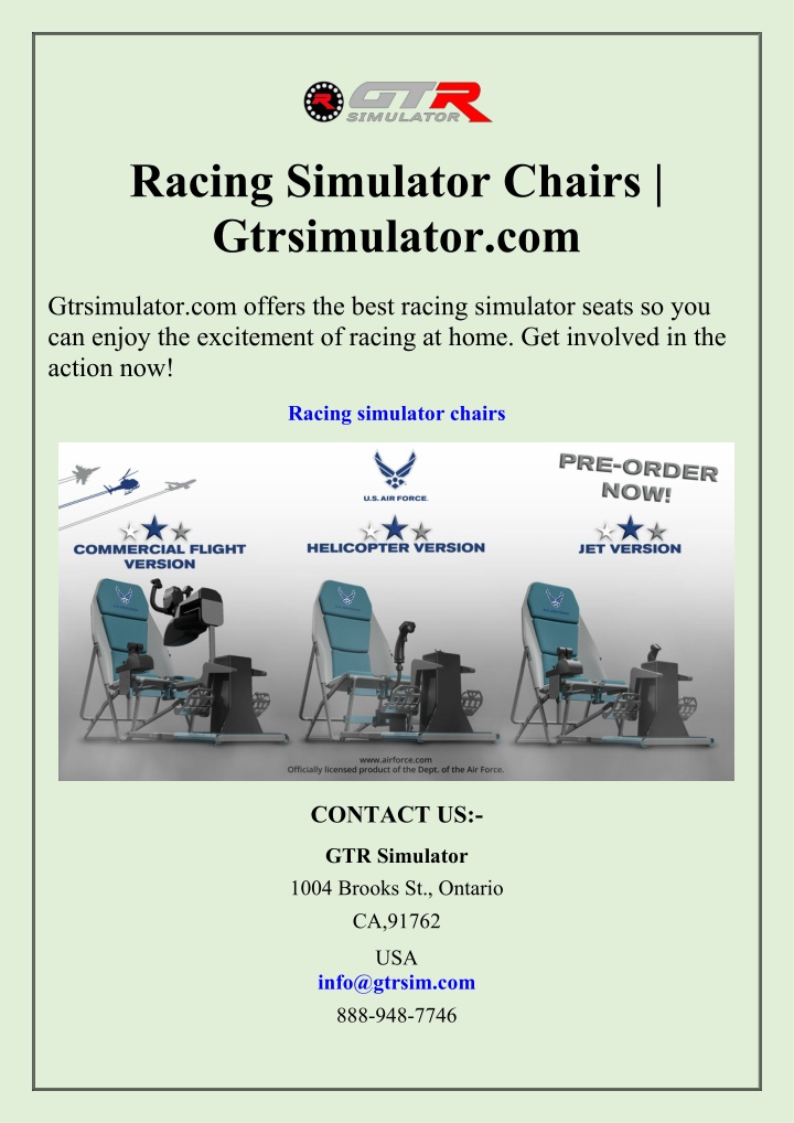 racing simulator chairs gtrsimulator com n.w