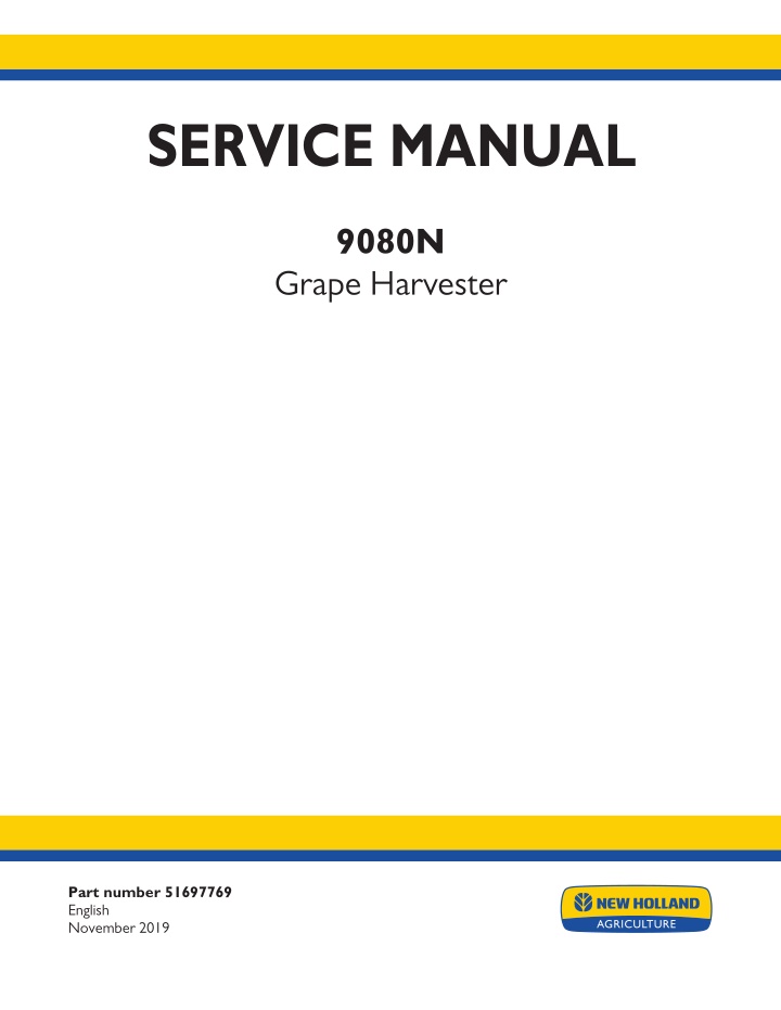 service manual n.w