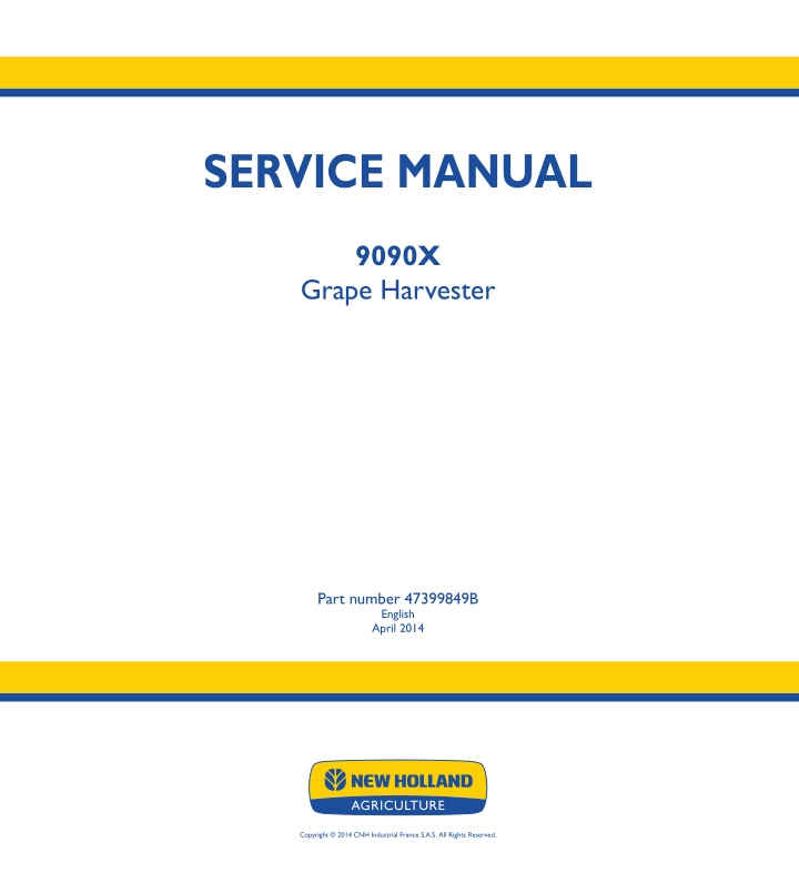 service manual n.w