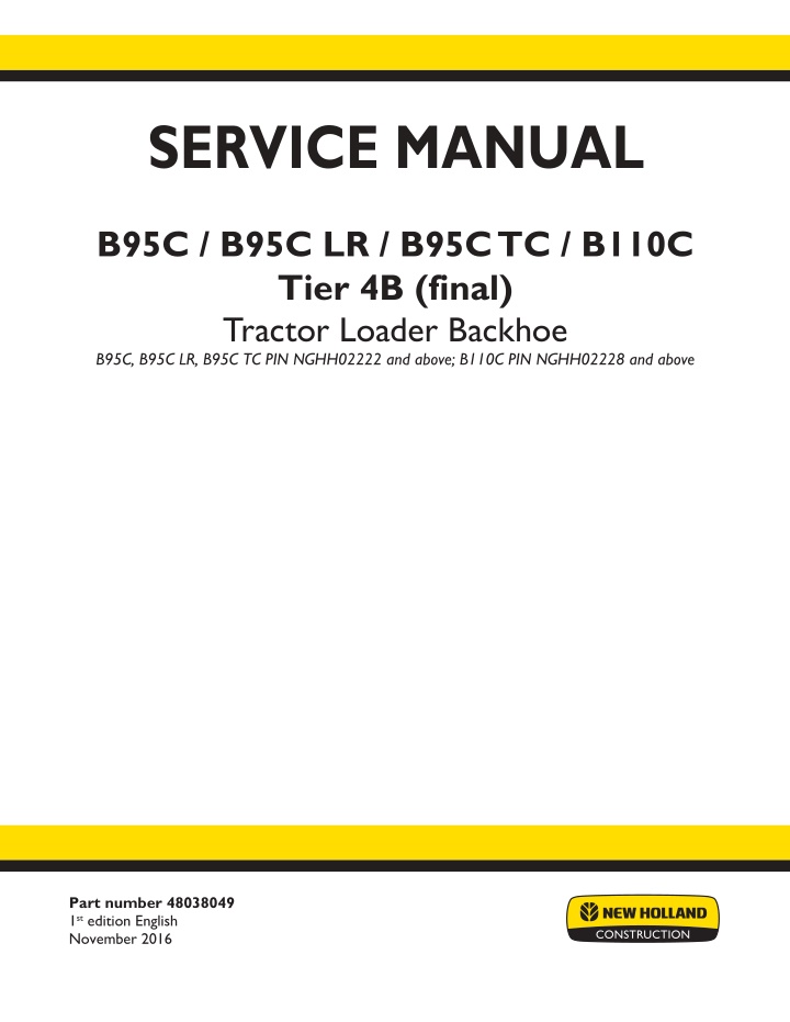 service manual n.w