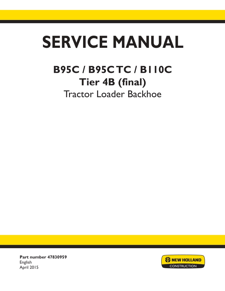 service manual n.w
