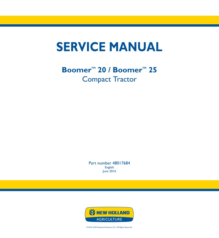 service manual n.w