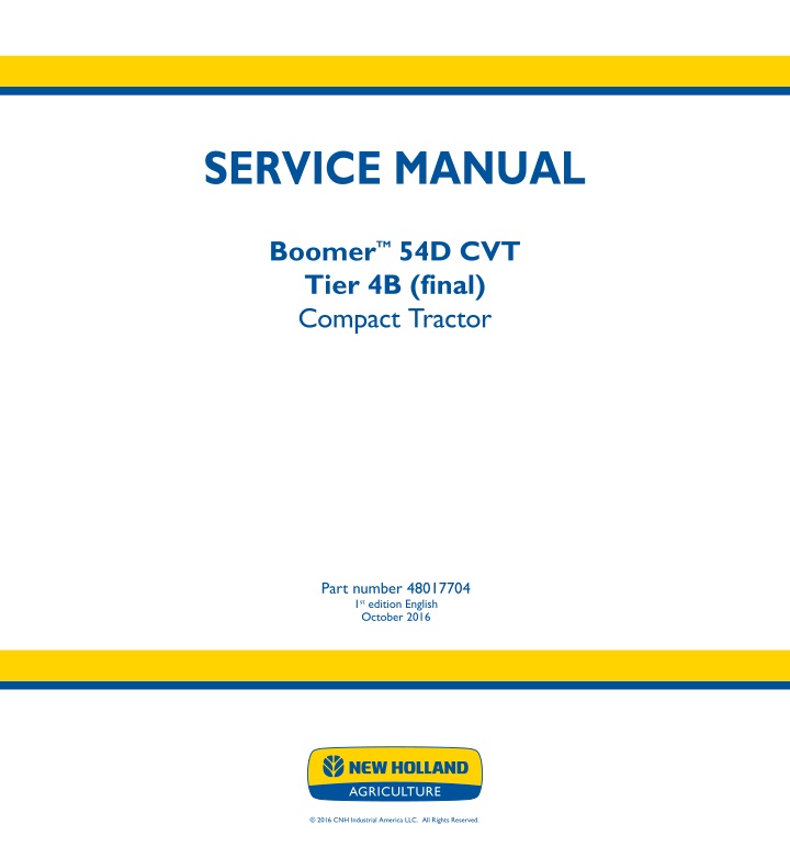 service manual n.w