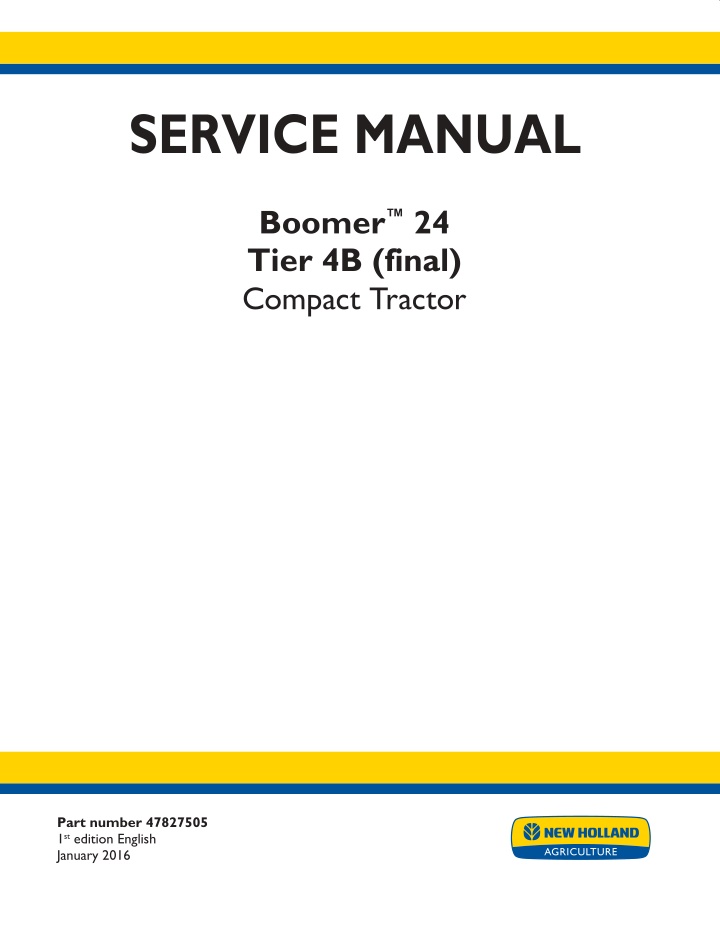service manual n.w