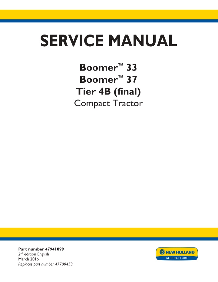 service manual n.w