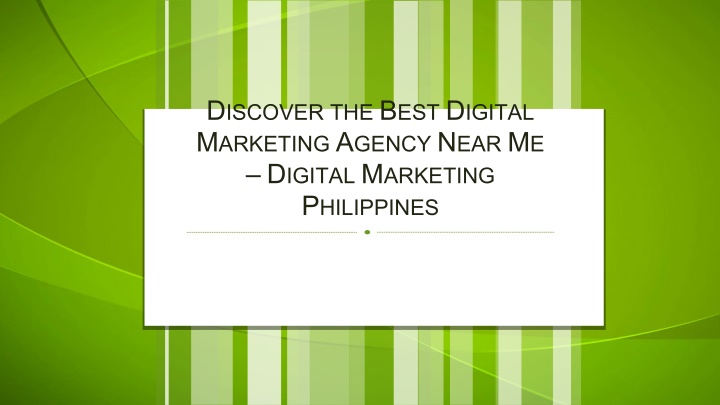 d iscover the b est d igital m arketing a gency n.w
