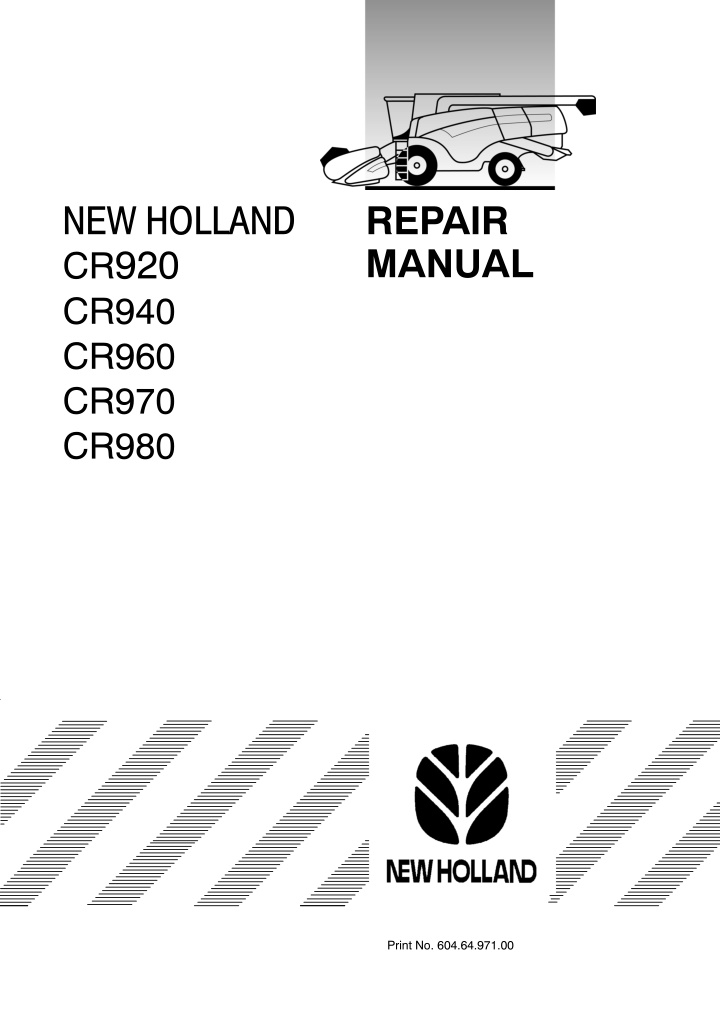 new holland cr 920 cr940 cr960 cr970 cr980 n.w