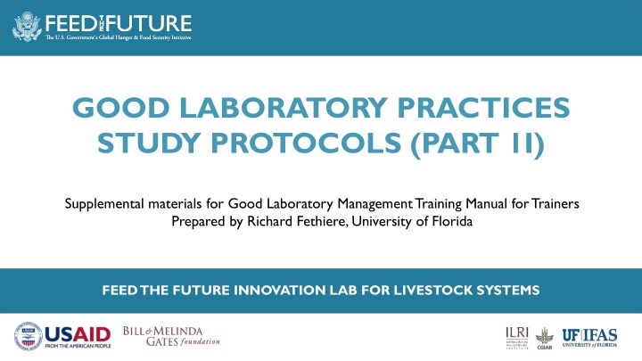 Good Laboratory Practices Study Protocols for Effective Research Management