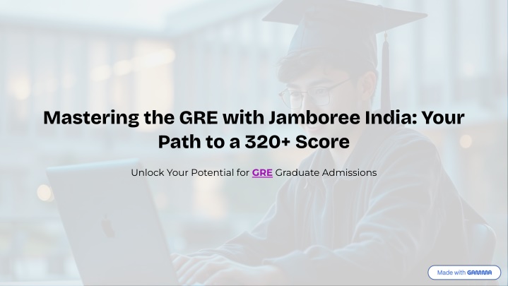 mastering the gre with jamboree india your path n.w