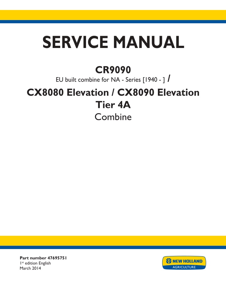 service manual n.w