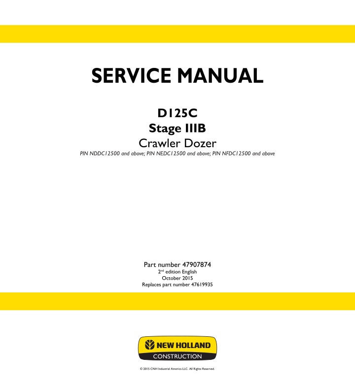 service manual n.w