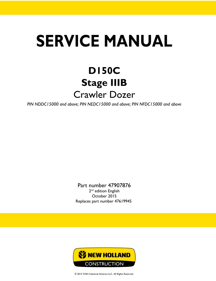 service manual n.w