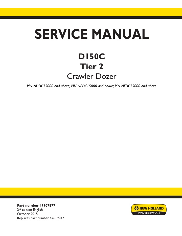 service manual n.w