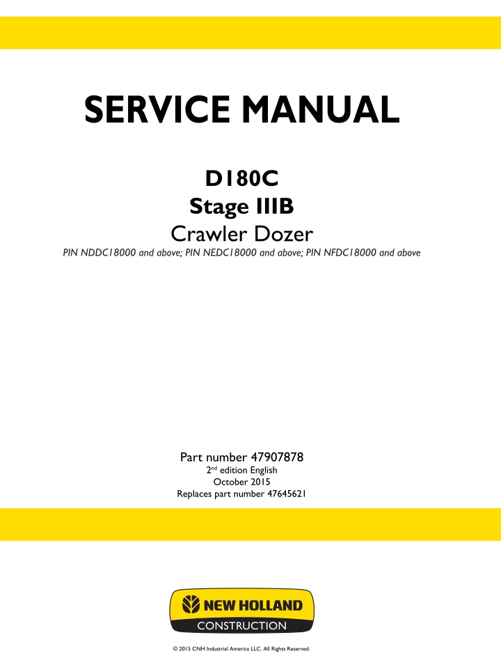 service manual n.w