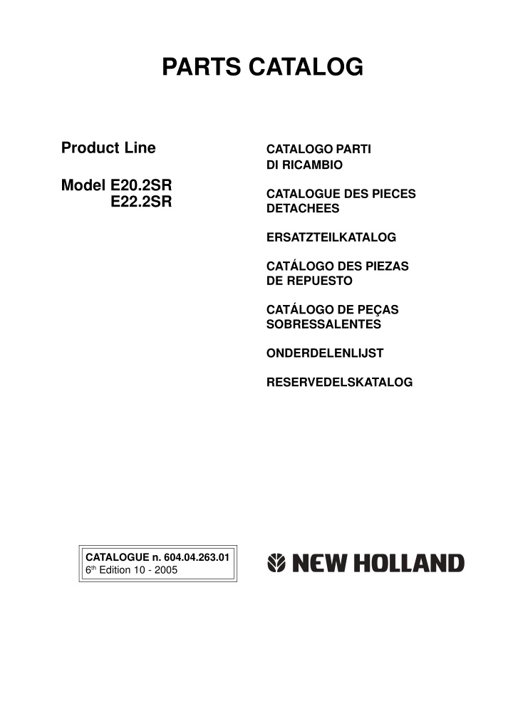 parts catalog n.w