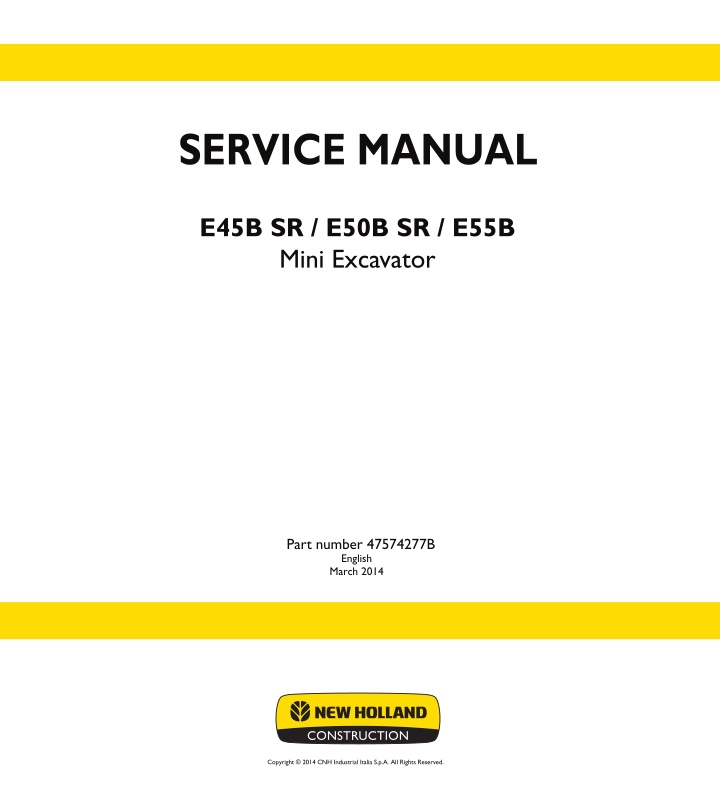 service manual n.w
