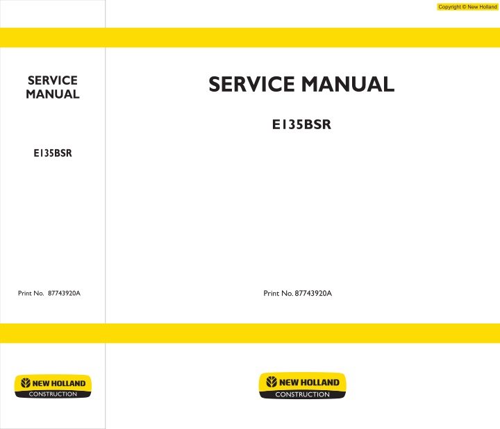 service manual n.w