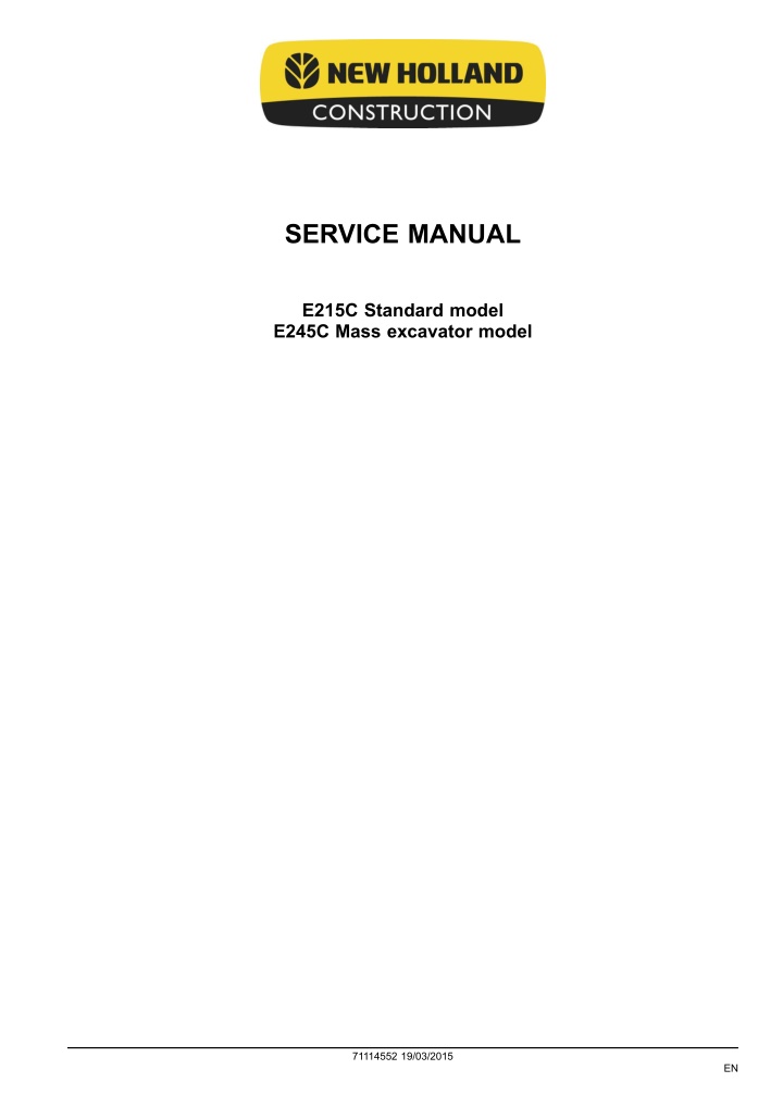 service manual n.w