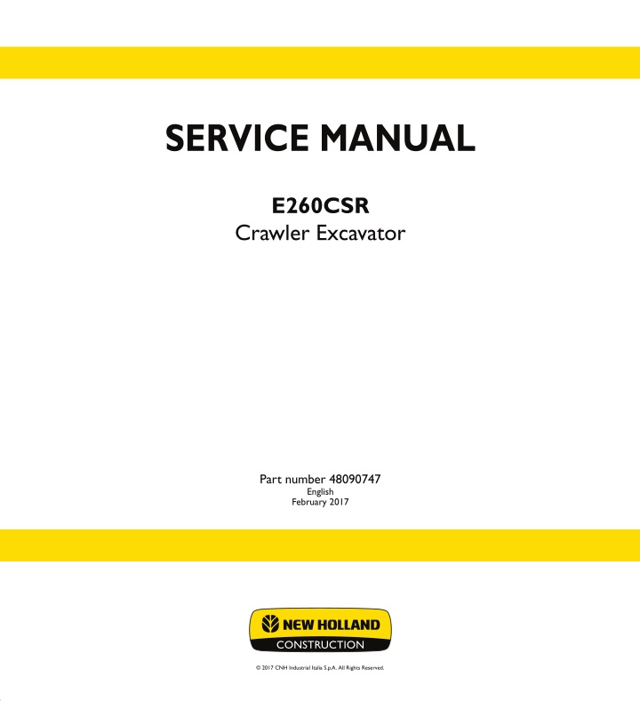 service manual n.w