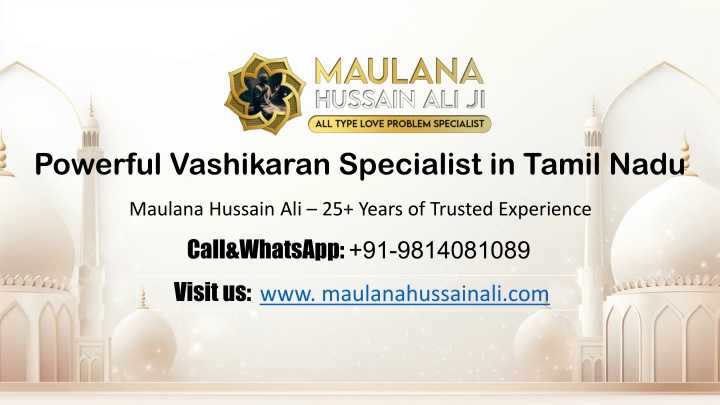 Powerful Vashikaran Specialist in Tamil Nadu