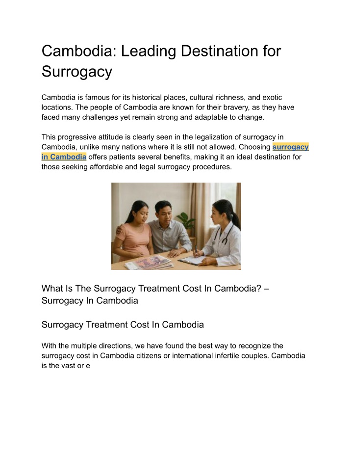 cambodia leading destination for surrogacy n.w