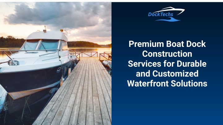 premium boat dock construction services n.w