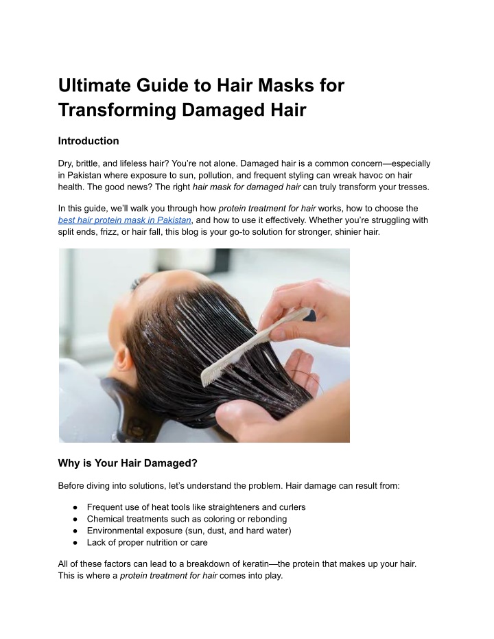 ultimate guide to hair masks for transforming n.w