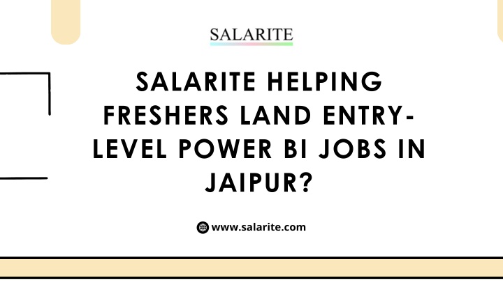 salarite helping freshers land entry level power n.w