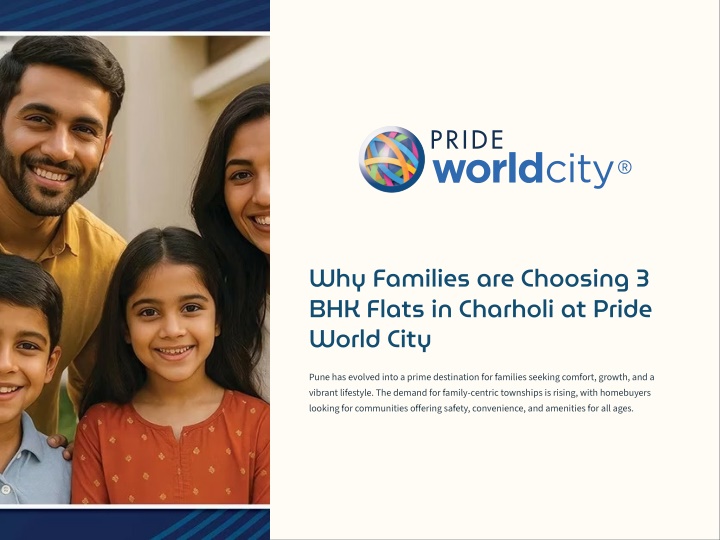 why families are choosing 3 bhk flats in charholi n.w