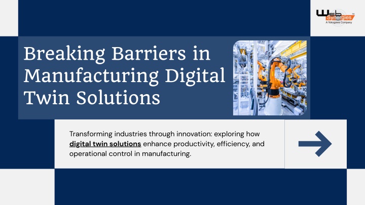 breaking barriers in manufacturing digital twin n.w
