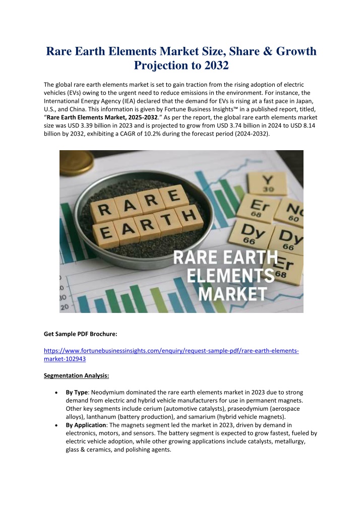 rare earth elements market size share growth n.w