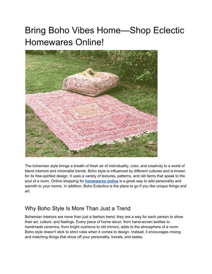 bring boho vibes home shop eclectic homewares n.w