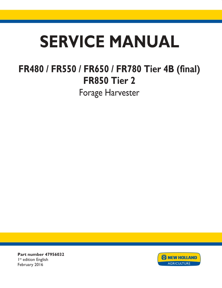 service manual n.w