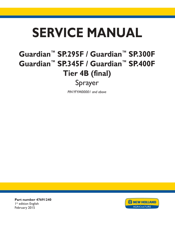 service manual n.w