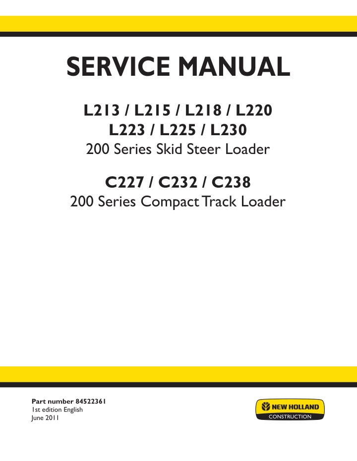 service manual n.w